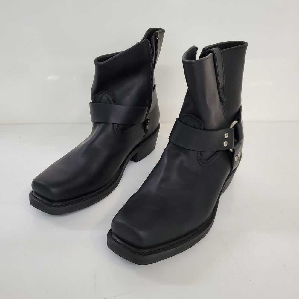 Dingo Black Leather Boots Men's Size 10D - image 2