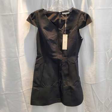 Halston Heritage Black Silk/Cotton Blend Dress NW… - image 1