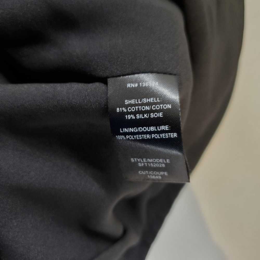 Halston Heritage Black Silk/Cotton Blend Dress NW… - image 4