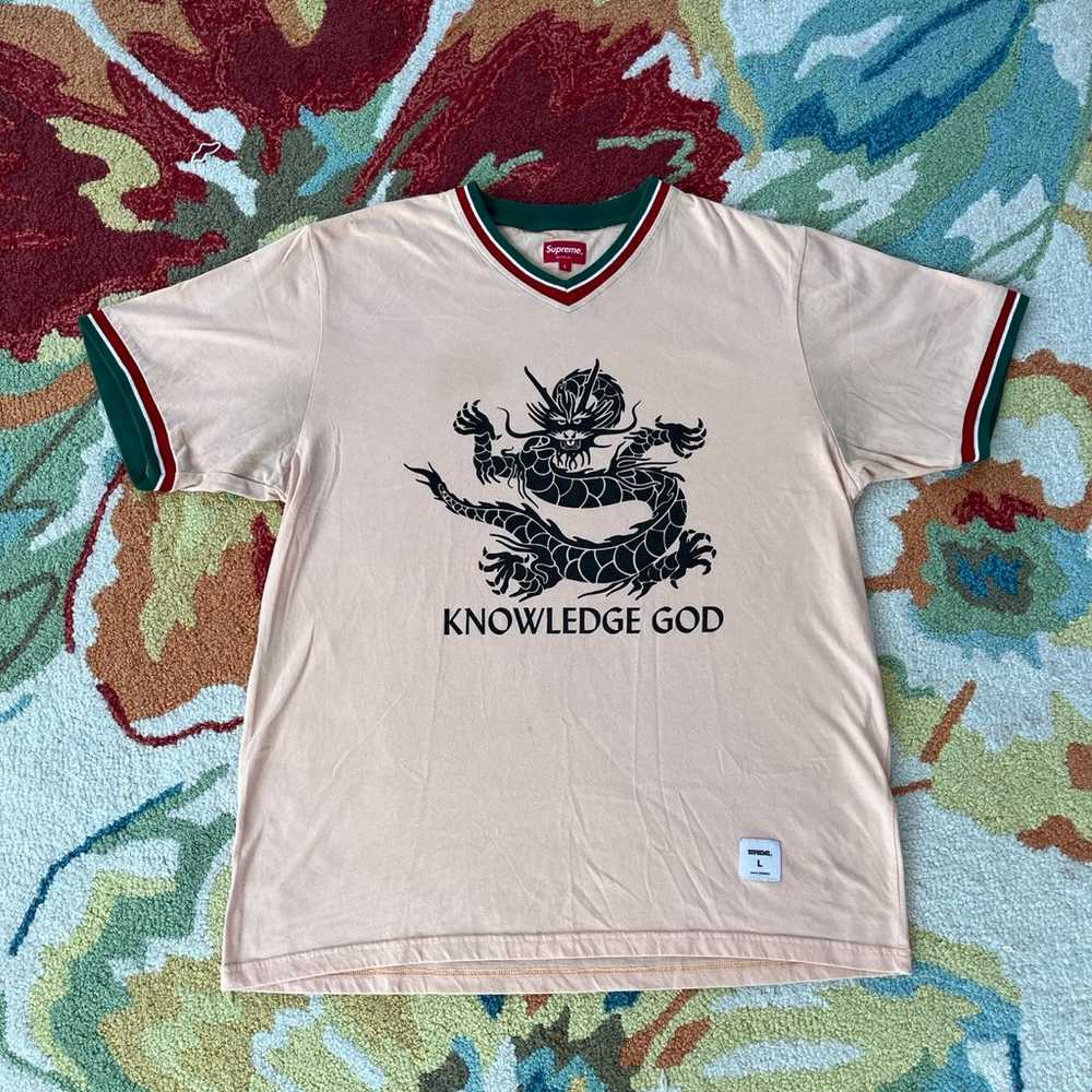 Supreme Knowledge God Practice Jersey SS18 Peach - image 1