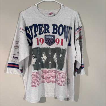 Vintage 1991 Super Bowl Long Gone Tag SZ Large Ha… - image 1