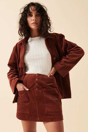 Rolla's US Francoise Cord Jacket in Chestnut