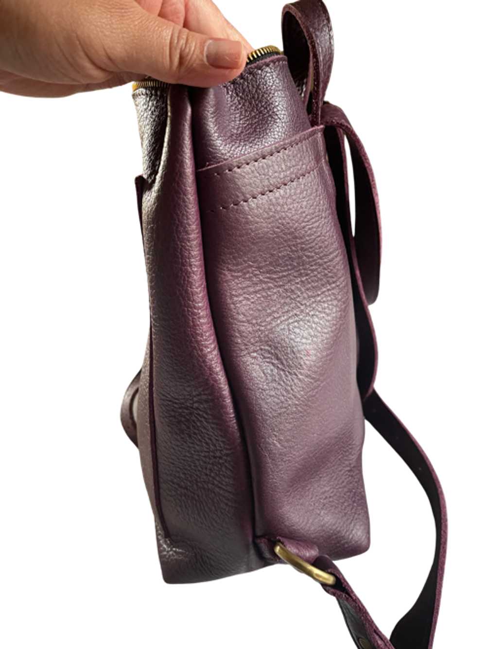 Portland Leather Tote Backpack - image 6