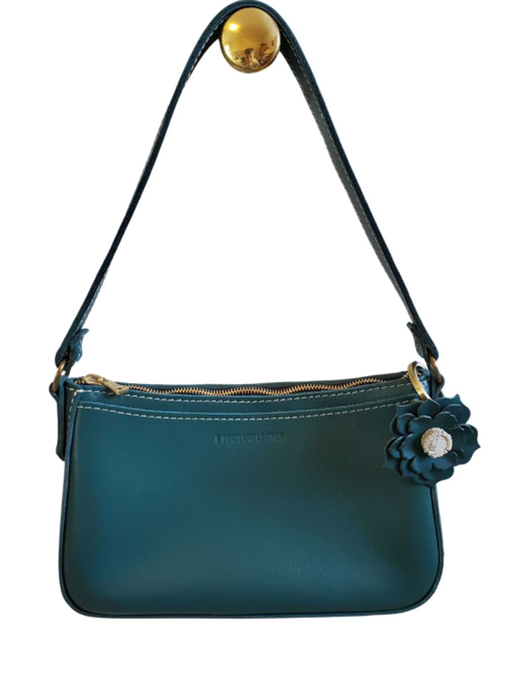 Portland Leather Premium Lucy Baguette in Peacock - image 1