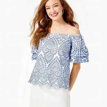 Lilly Pulitzer Lesley Eyelet Top - image 1