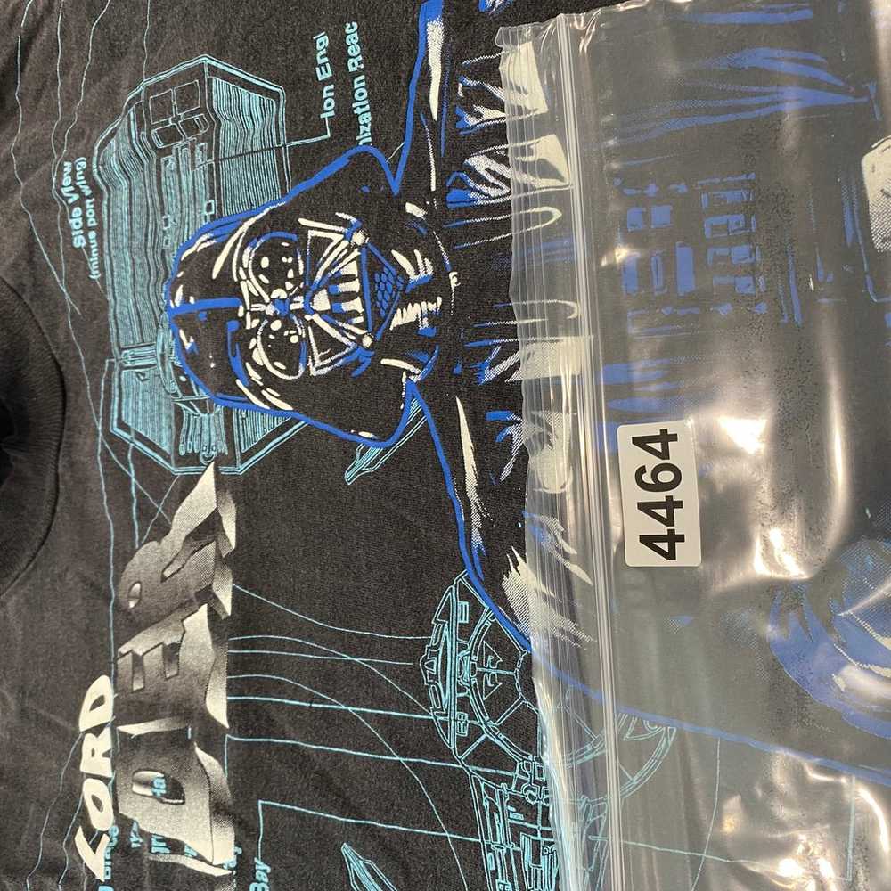 Vintage Star Wars 1996 T Shirt Lord Darth Vader W… - image 9