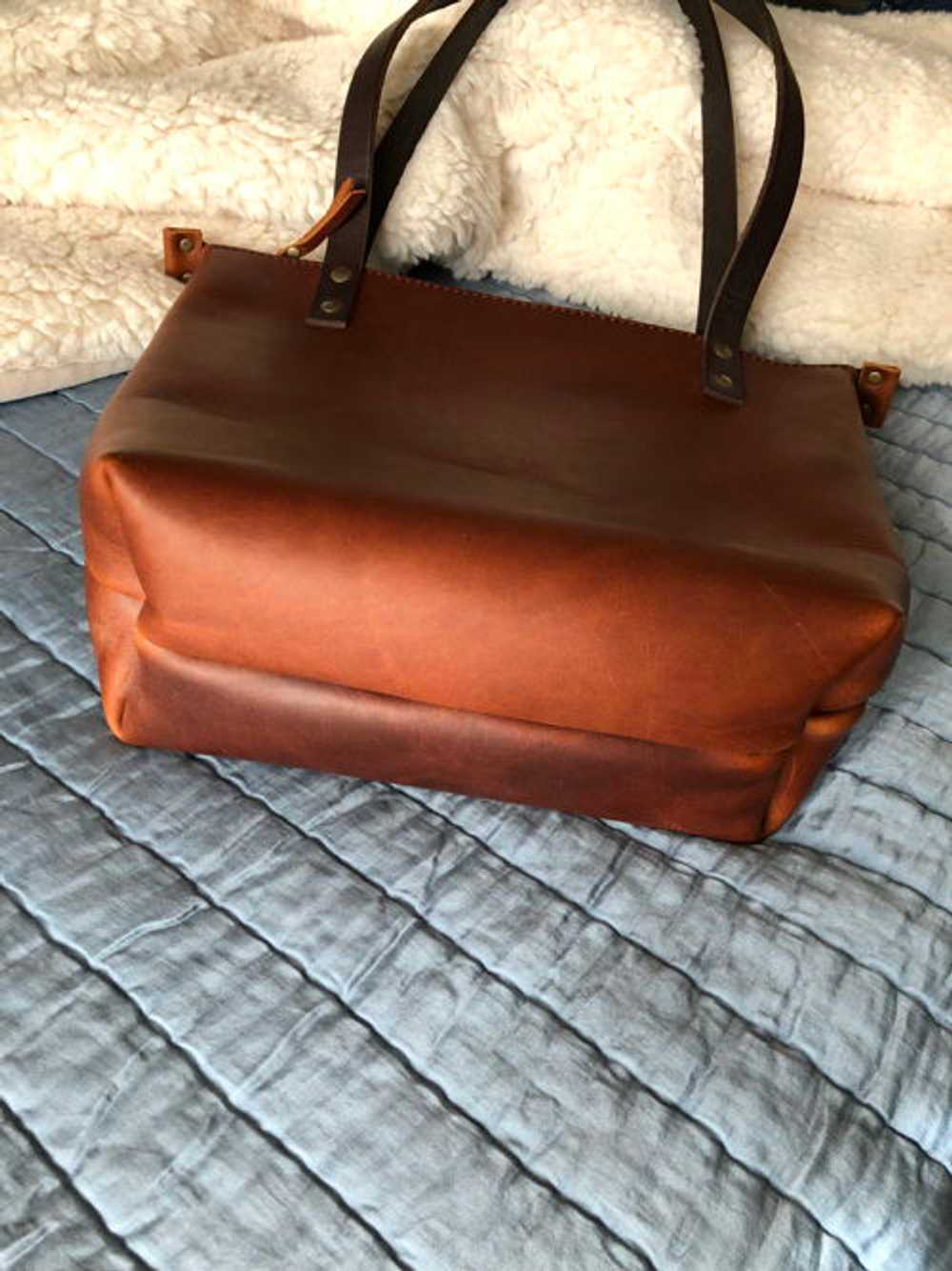 Portland Leather 'Almost Perfect' Leather Tote Bag - image 8