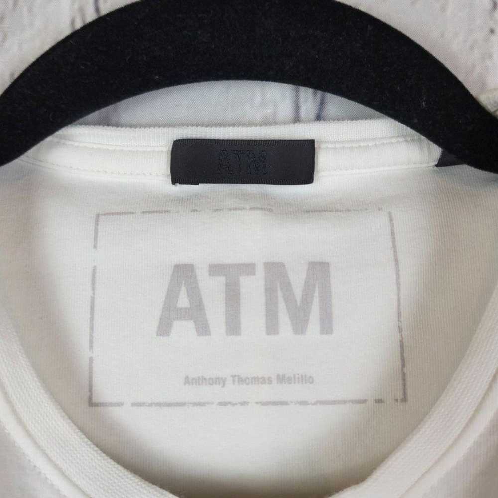 ATM Anthony Thomas Melillo solid white tee tuck g… - image 6