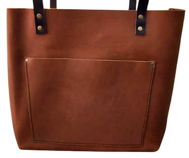 Portland Leather Honey Tote with Hide Stamp - image 1
