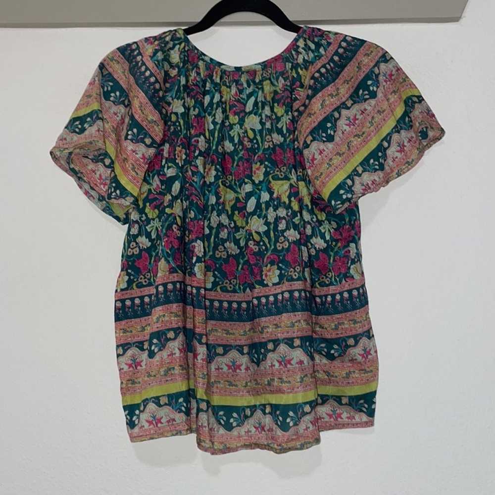 Bell by Alicia Bell Angel Floral Tassel Top SZ XS… - image 2