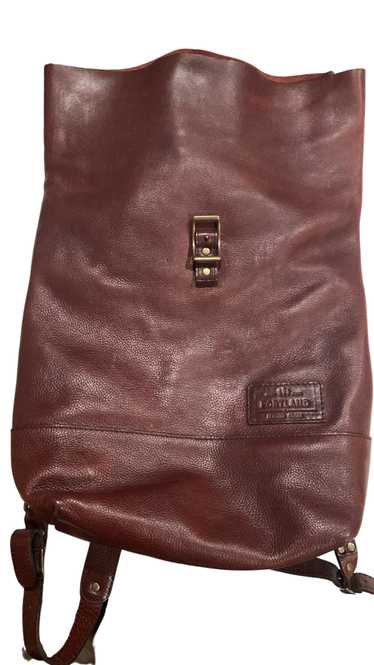 Portland Leather Rare Oxblood rolltop backpack - image 1