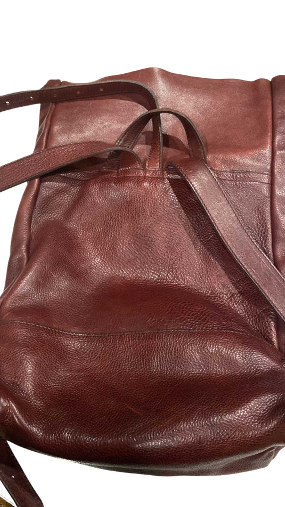 Portland Leather Rare Oxblood rolltop backpack - image 5