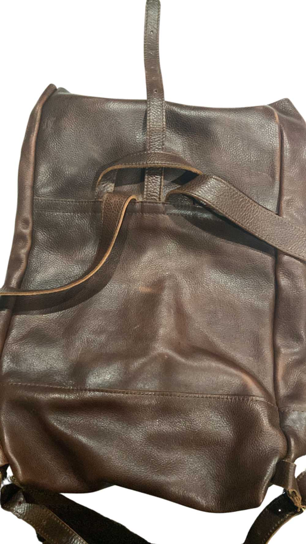 Portland Leather Leather Rolltop Backpack - image 4
