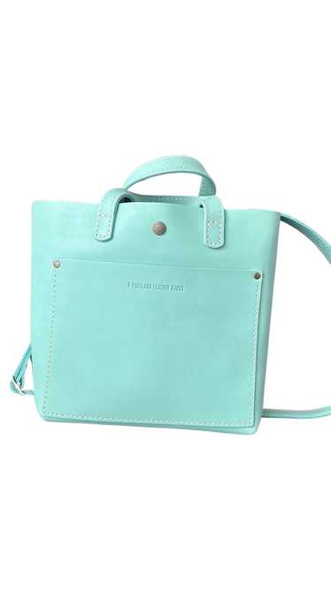 Portland Leather Mint Mini Crossbody Tote