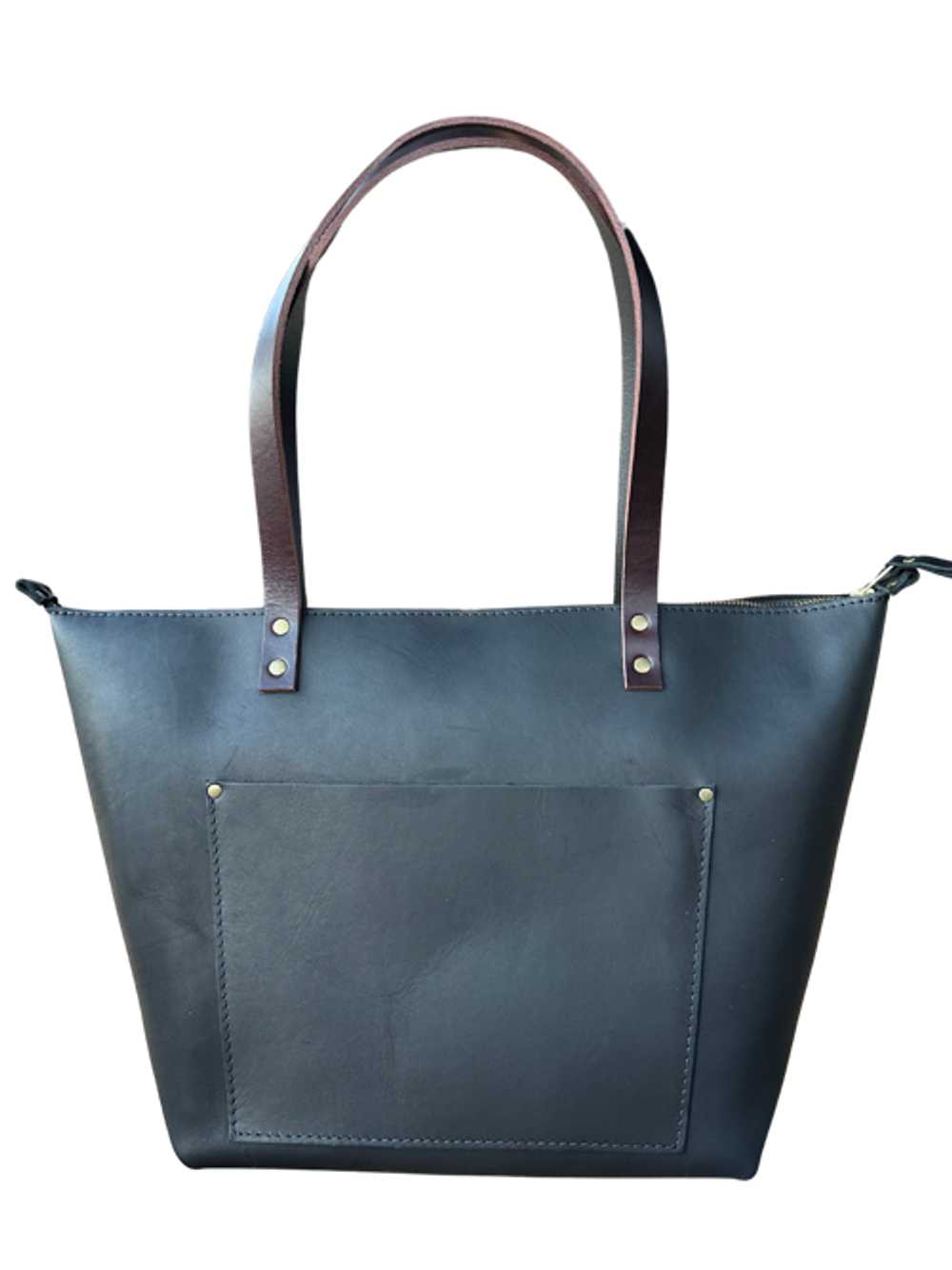 Portland Leather 'Almost Perfect' Zipper Tote - image 3