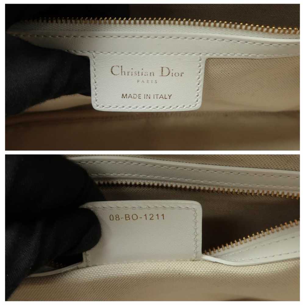 Dior Leather satchel - image 12