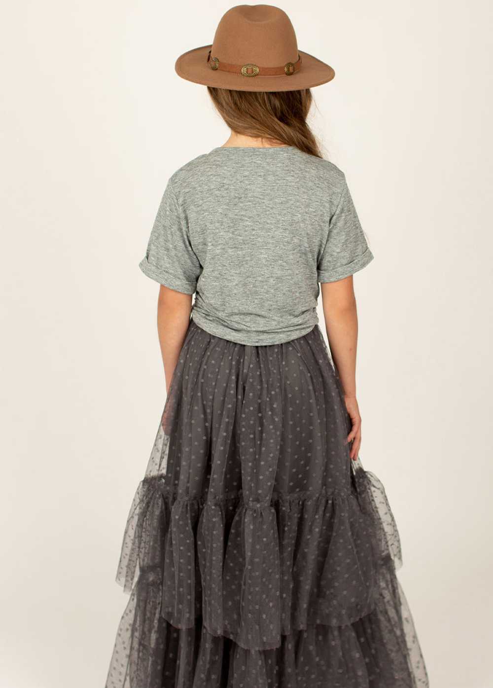 Joyfolie Ada Skirt in Charcoal - image 4