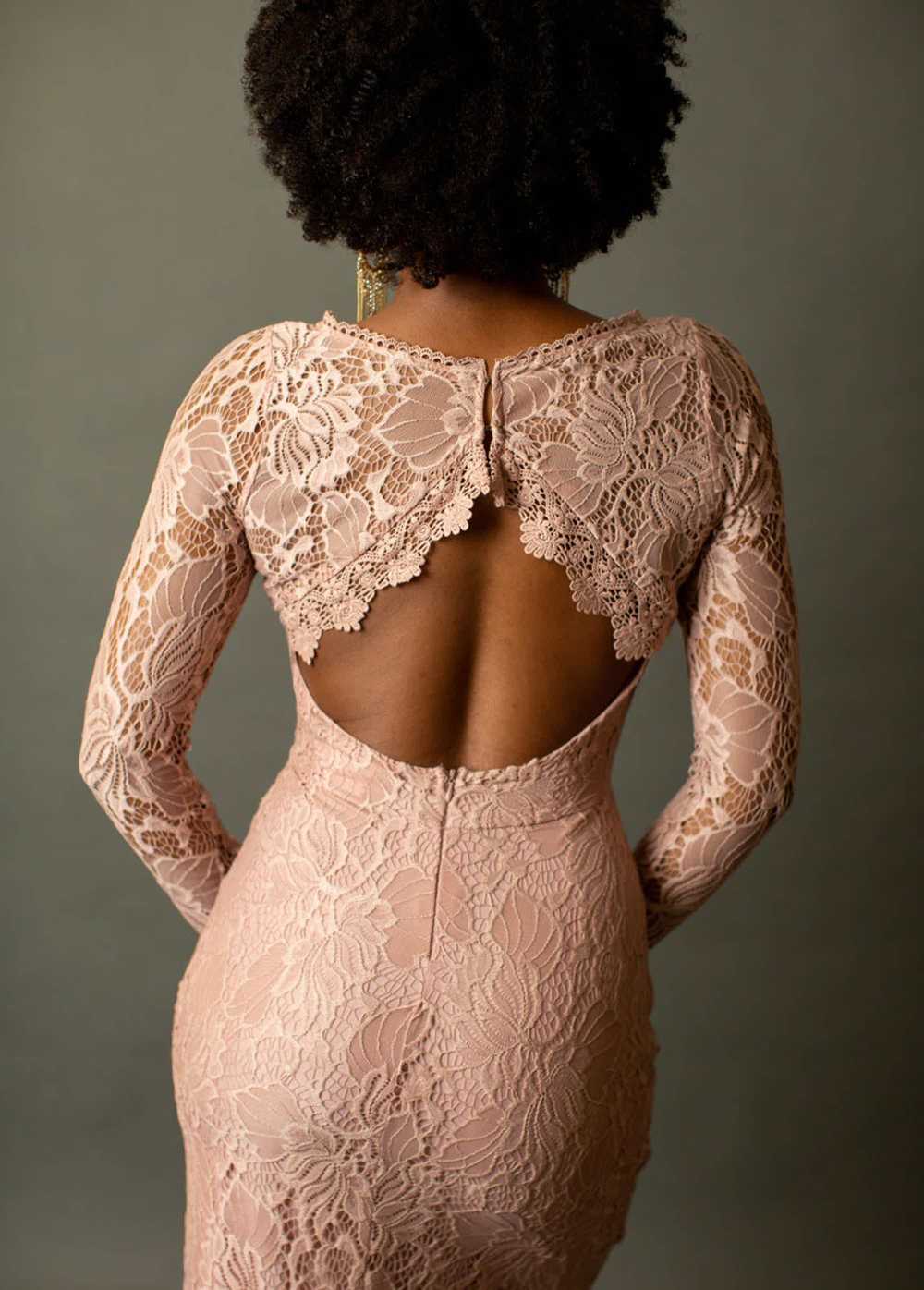 Joyfolie Iman Dress in Nude Pink - image 2