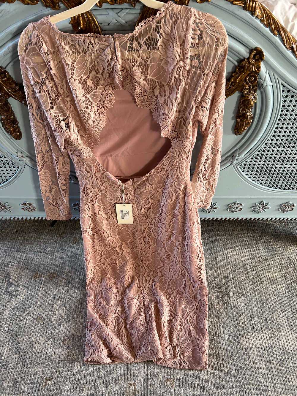 Joyfolie Iman Dress in Nude Pink - image 4