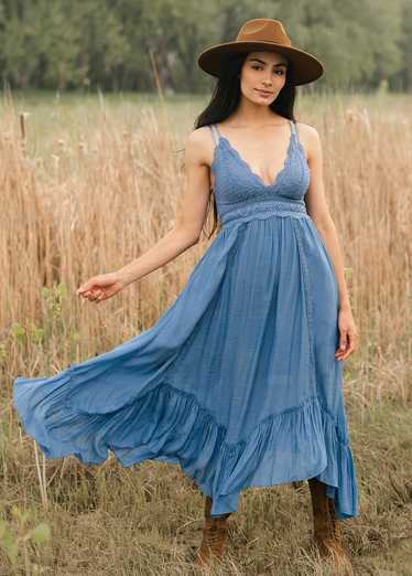 Joyfolie Erika Dress in Cornflower - image 1