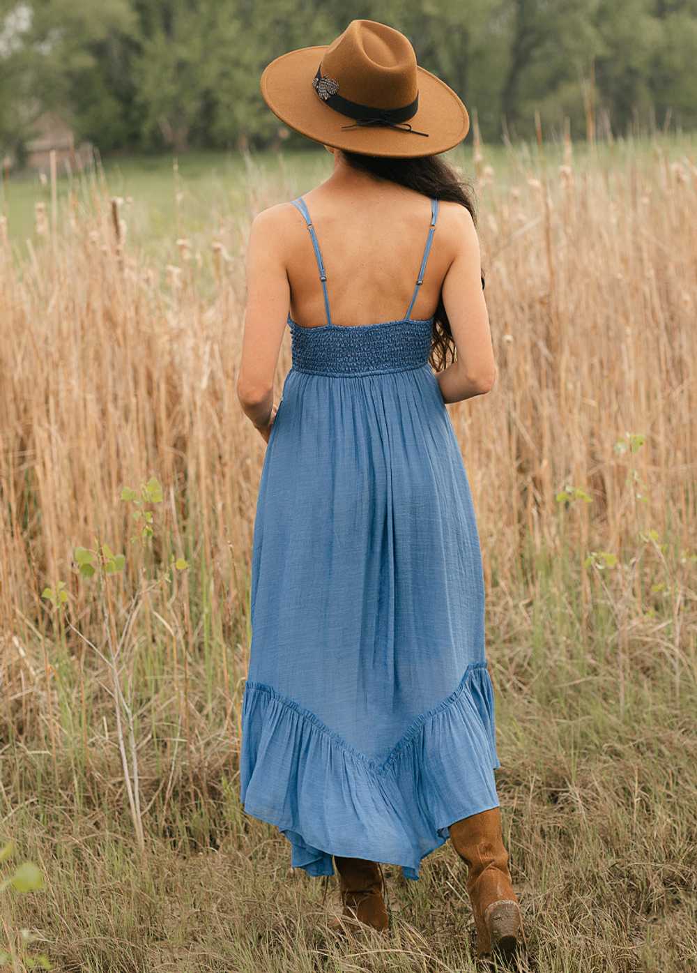 Joyfolie Erika Dress in Cornflower - image 5