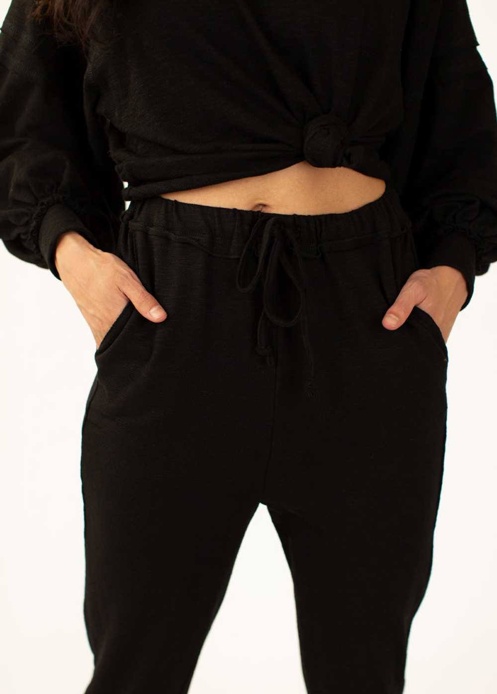 Joyfolie Luna Sweatpants in Black - image 3