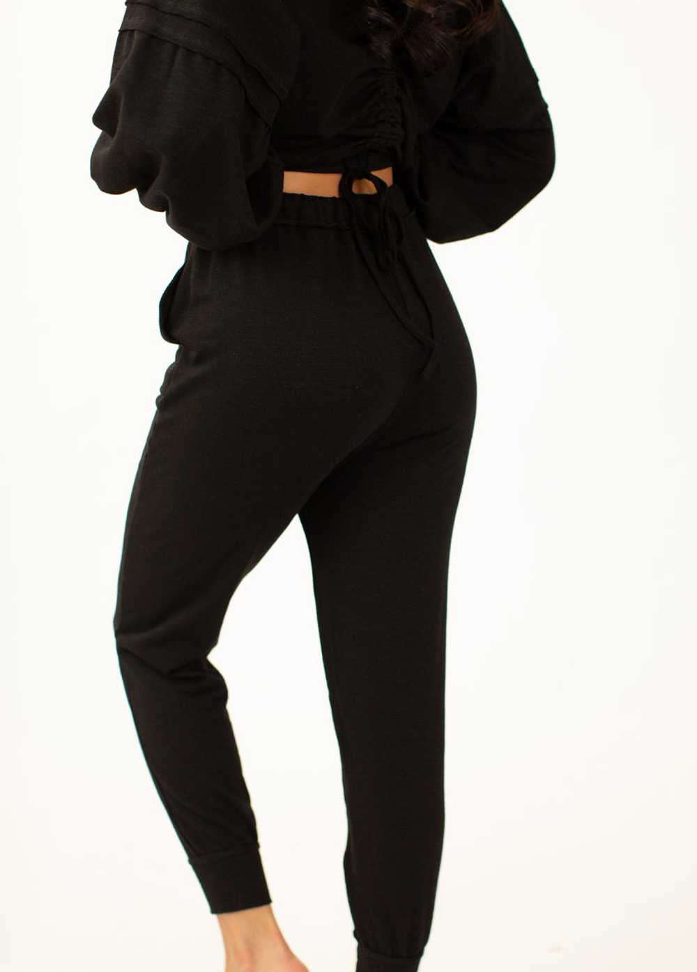 Joyfolie Luna Sweatpants in Black - image 4
