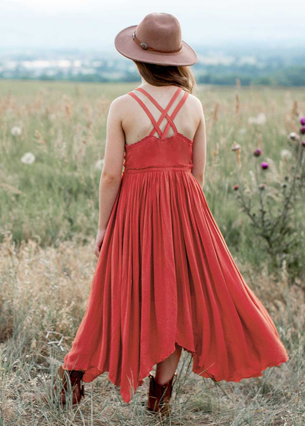 Joyfolie Milli Dress in Persimmon - image 2