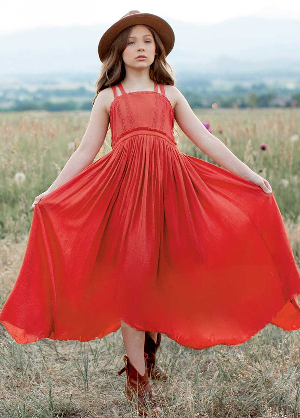 Joyfolie Milli Dress in Persimmon - image 4