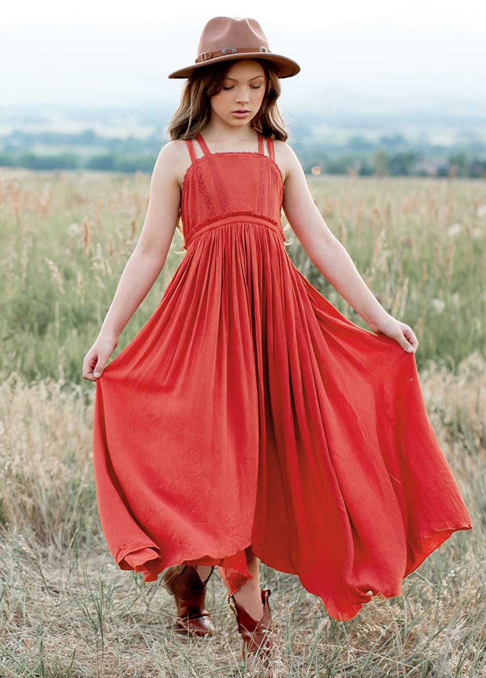 Joyfolie Milli Dress in Persimmon - image 5