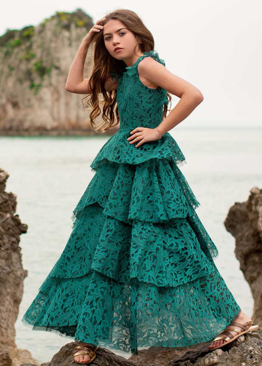 Joyfolie Azalea Dress in Teal - image 2