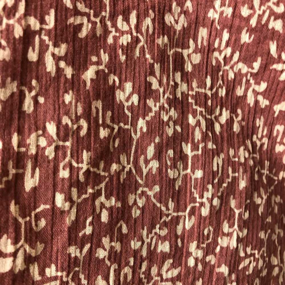 Ulla Johnson dusty rose pink white floral one sho… - image 8