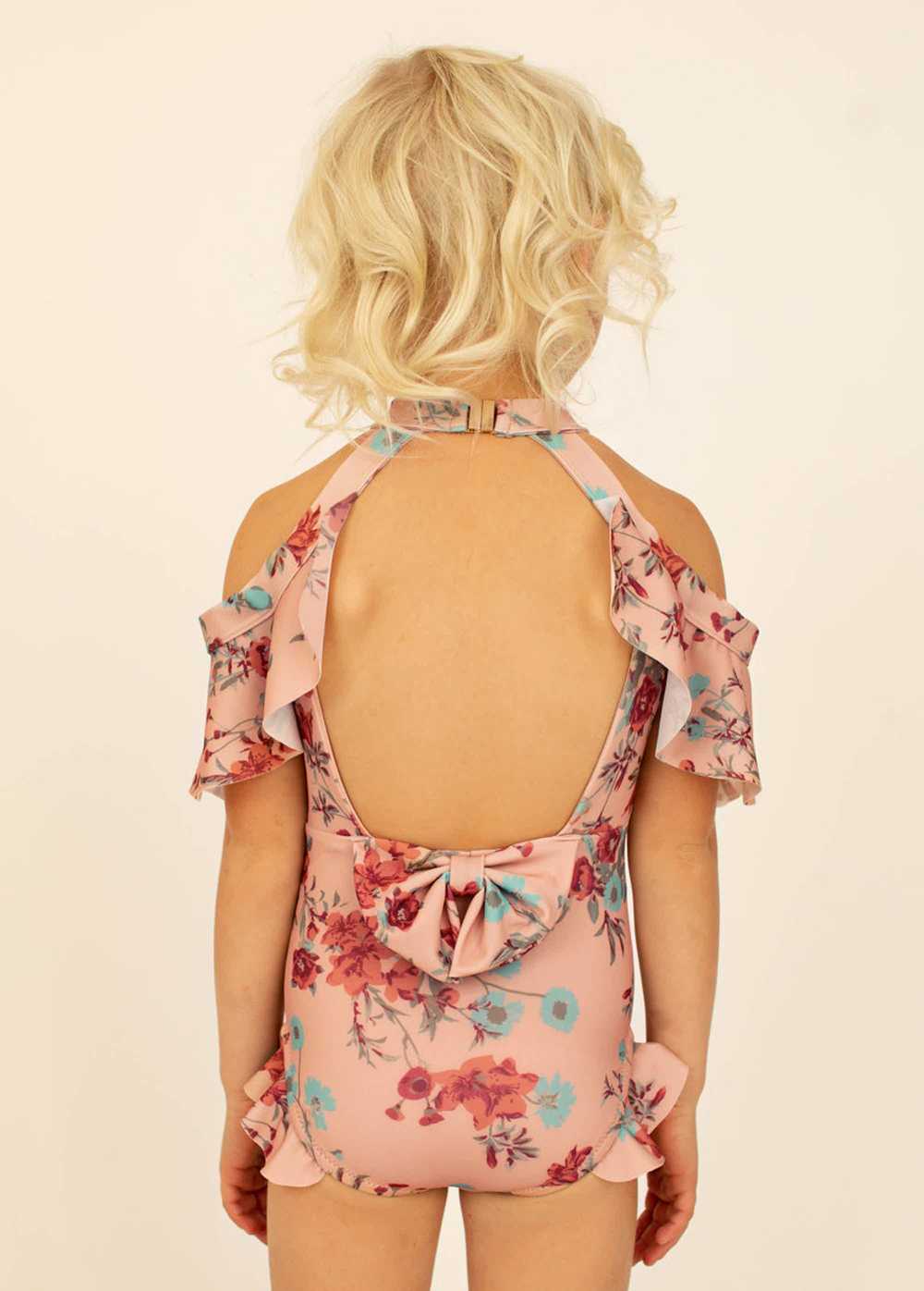 Joyfolie Abriella Swimsuit in Misty Rose Print - image 2