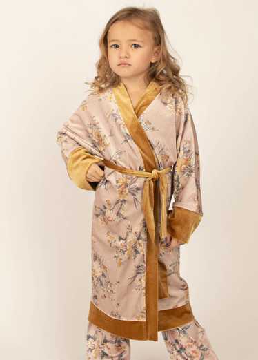 Joyfolie Kamie Robe in Neutral Floral - image 1