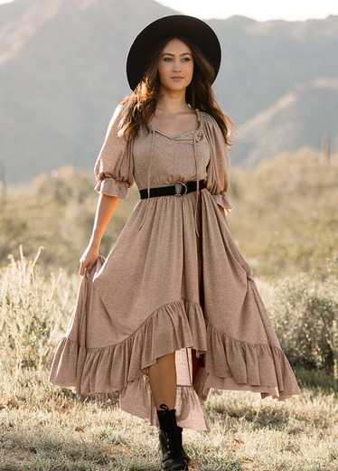 Joyfolie Gwenaelle Dress in Heather Oak