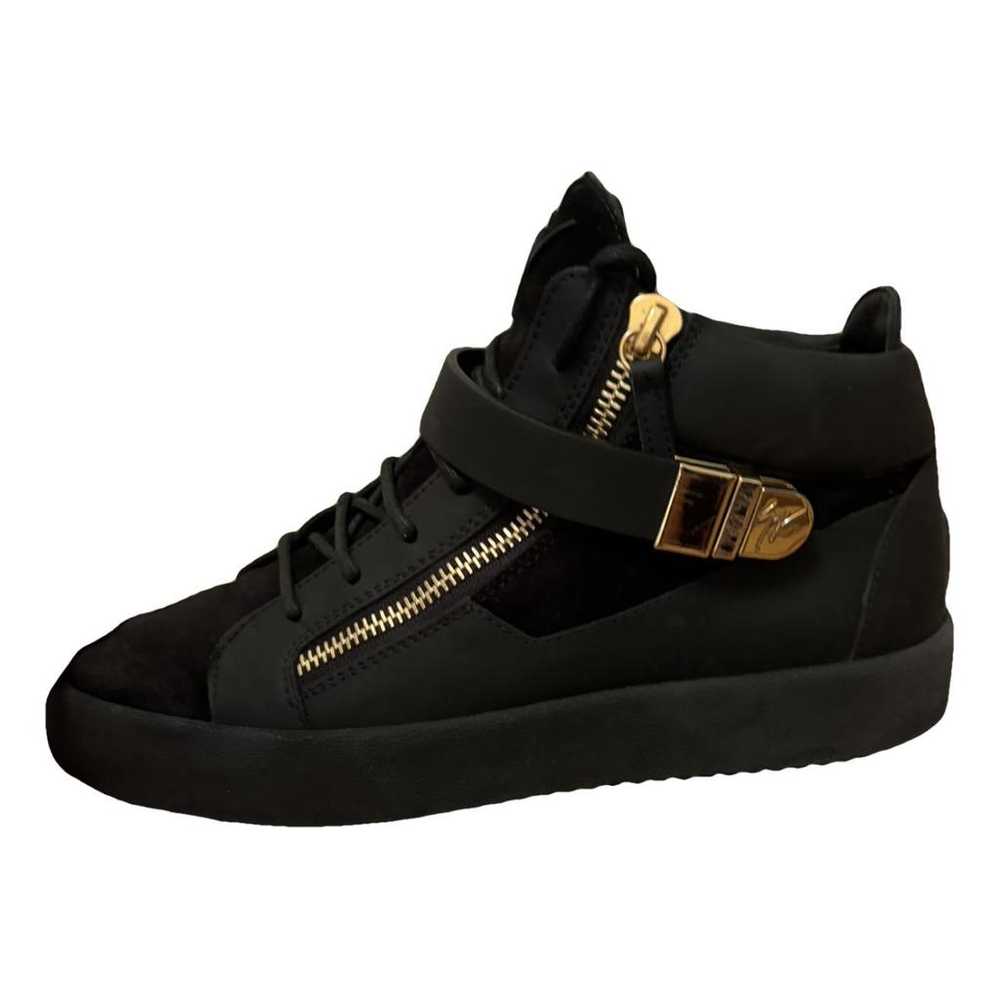 Giuseppe Zanotti Coby leather high trainers - image 1