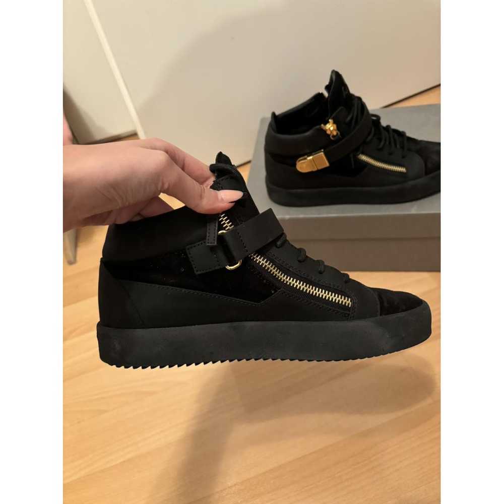 Giuseppe Zanotti Coby leather high trainers - image 2