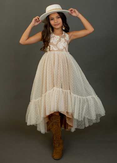 Joyfolie Averie Dress in Lacey Floral - image 1