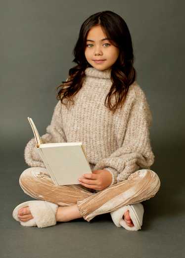 Joyfolie Mackenzie Sweater in Heather Oat - image 1