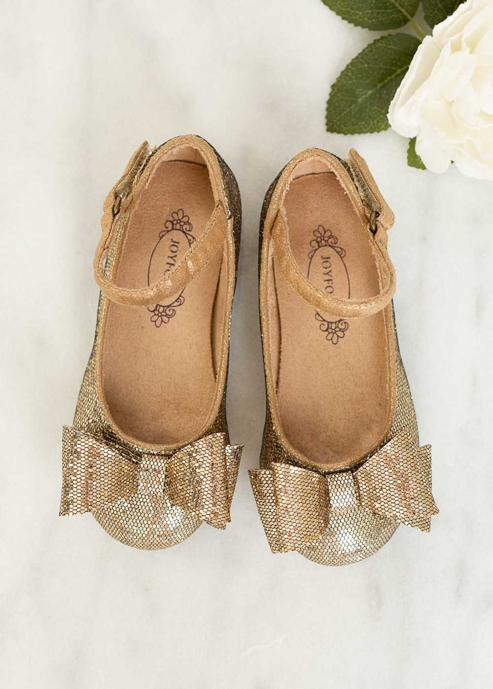 Joyfolie Miriam Flat in Gold - image 4