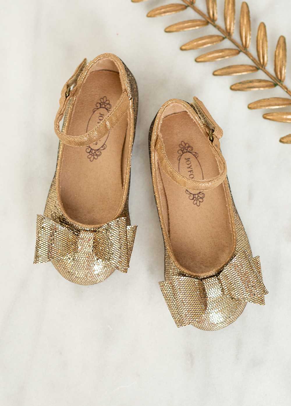 Joyfolie Miriam Flat in Gold - image 5