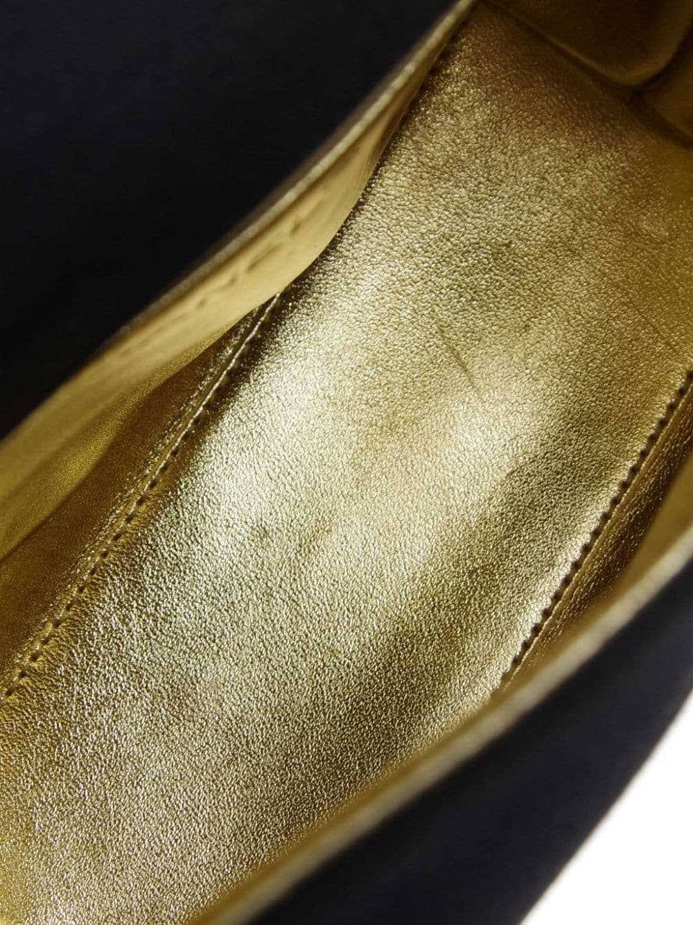 CHANEL Pre-Owned 1997 CC satin shoulder bag - Bla… - image 5