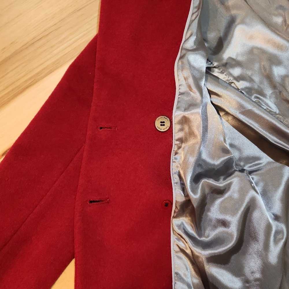 Calvin Klein Premium wool belt coat. Size 10. Ric… - image 12