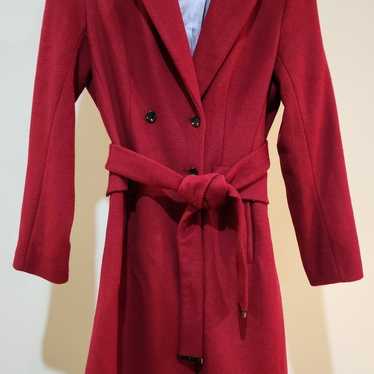 Calvin Klein Premium wool belt coat. Size 10. Ric… - image 1