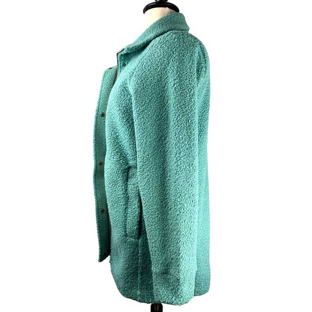 Lands' End Women's Boucle Fleece Coat, Size Medium - image 3
