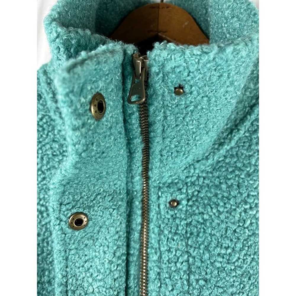Lands' End Women's Boucle Fleece Coat, Size Medium - image 5