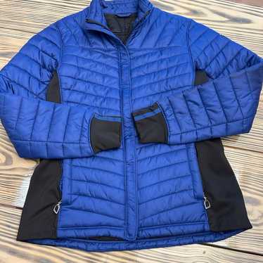 Ariat Woman’s Cobalt Blue/Black Puffer Jacket siz… - image 1