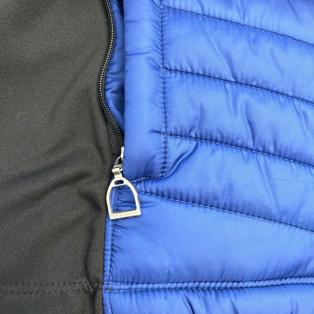 Ariat Woman’s Cobalt Blue/Black Puffer Jacket siz… - image 3