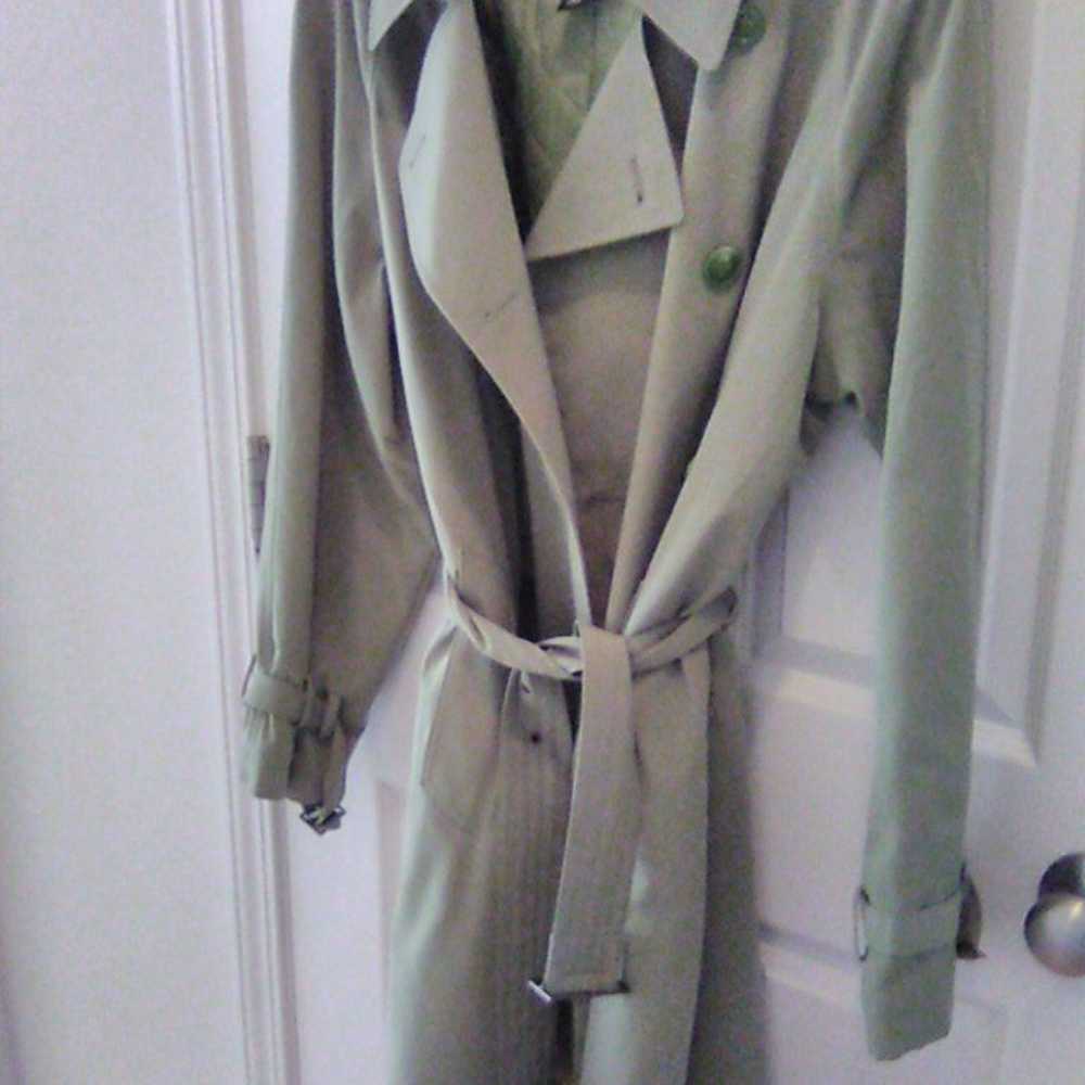 Ladies New York & Co. Pale Green Car Coat (XL) - image 4