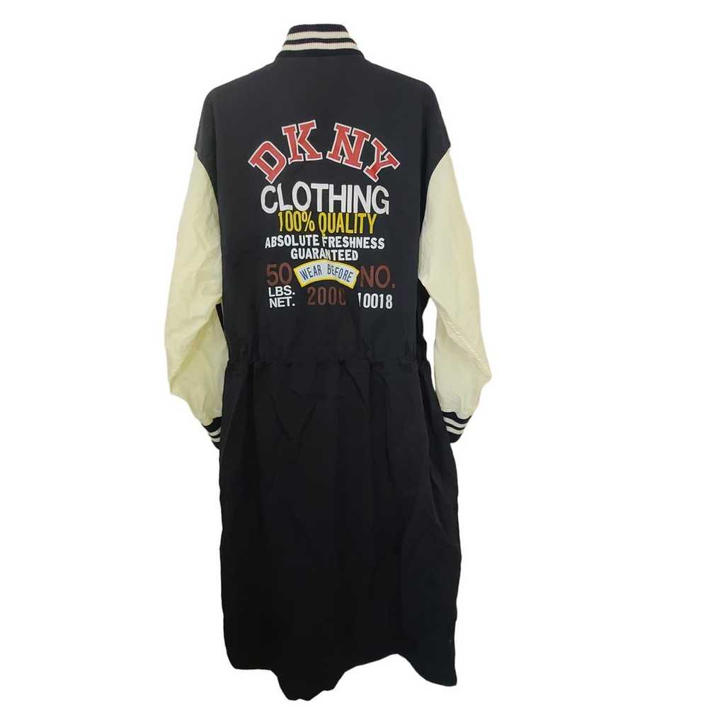 DKNY Long Nylon Coat VTG Jacket 90s Streetwear Me… - image 1